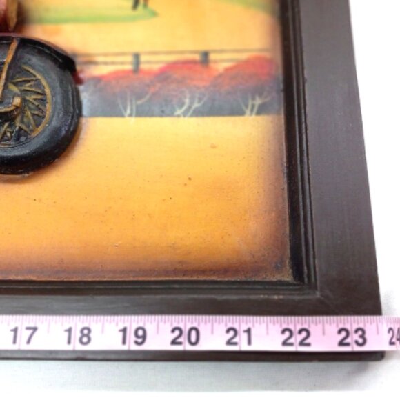 Harley-Davidson "Motorcycle Club" 3D Wooden Wall Plaque/ Hanging Man-cave 24X16 - Picture 6 of 16